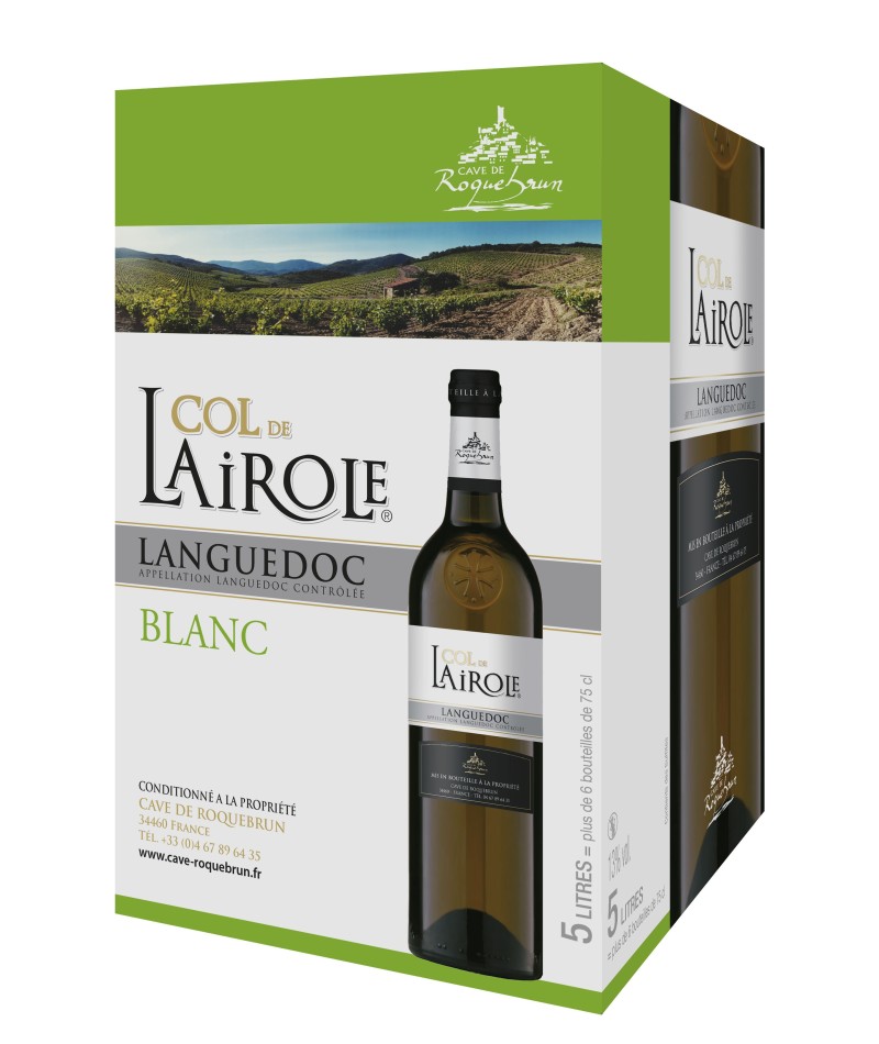 5L Col de Lairole - Blanc - BAG IN BOX