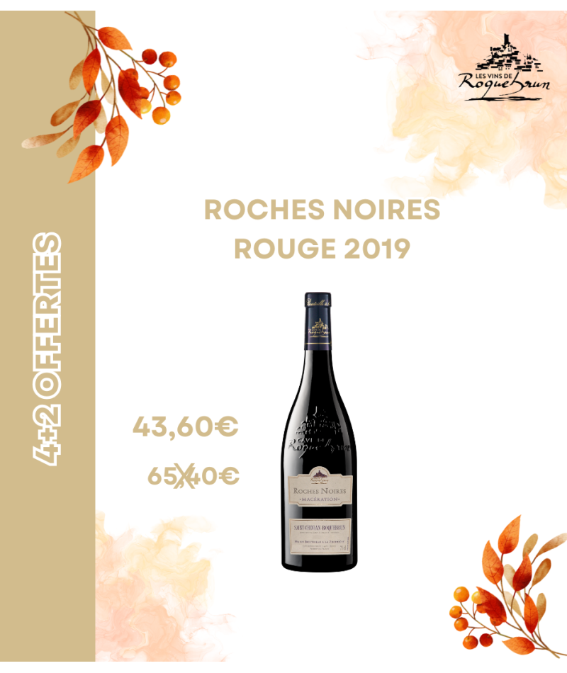 6 bouteilles Roches Noires 2019