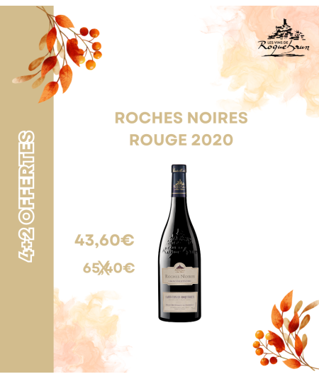 6 bouteilles Roches Noires 2022