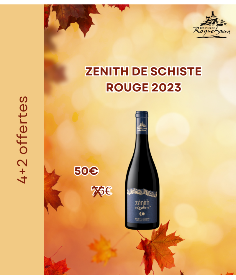 6 bouteilles - Zénith de Schiste ⨀ Rouge 2024