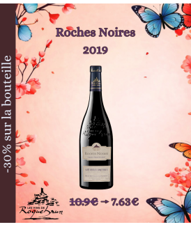 6 bouteilles de Roches Noires 2019 - Rouge - FAV